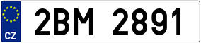 Truck License Plate